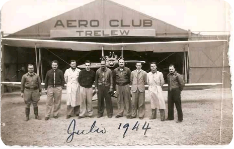 Primeros pilotos Aero Club Trelew